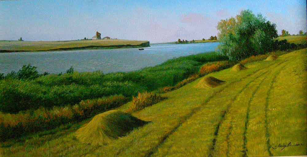 Маныч в сенокосную пору