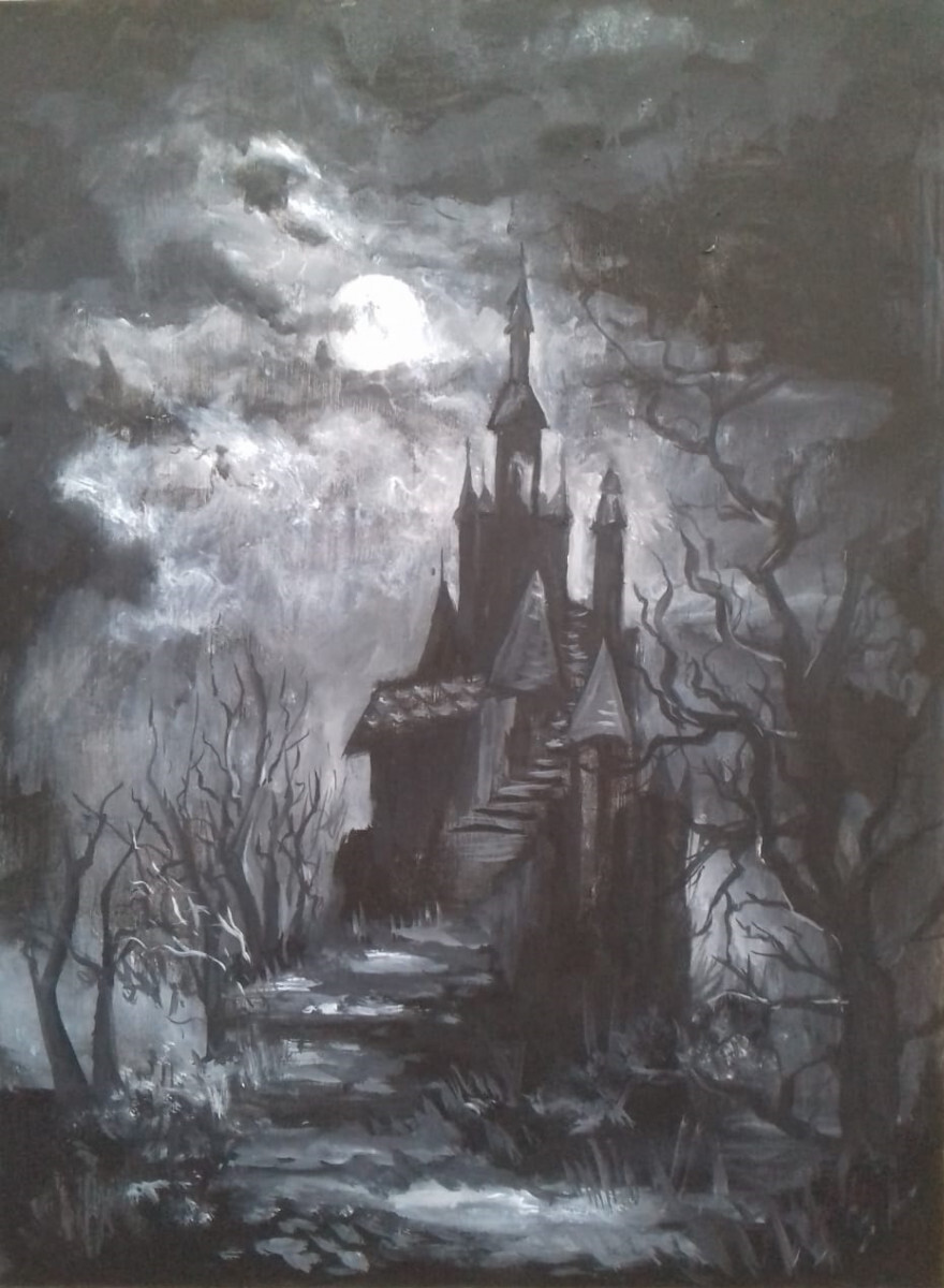 Замок в ночи