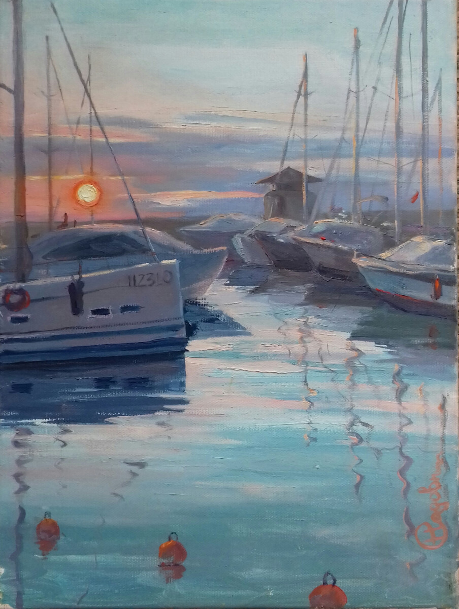 Вечер в марине