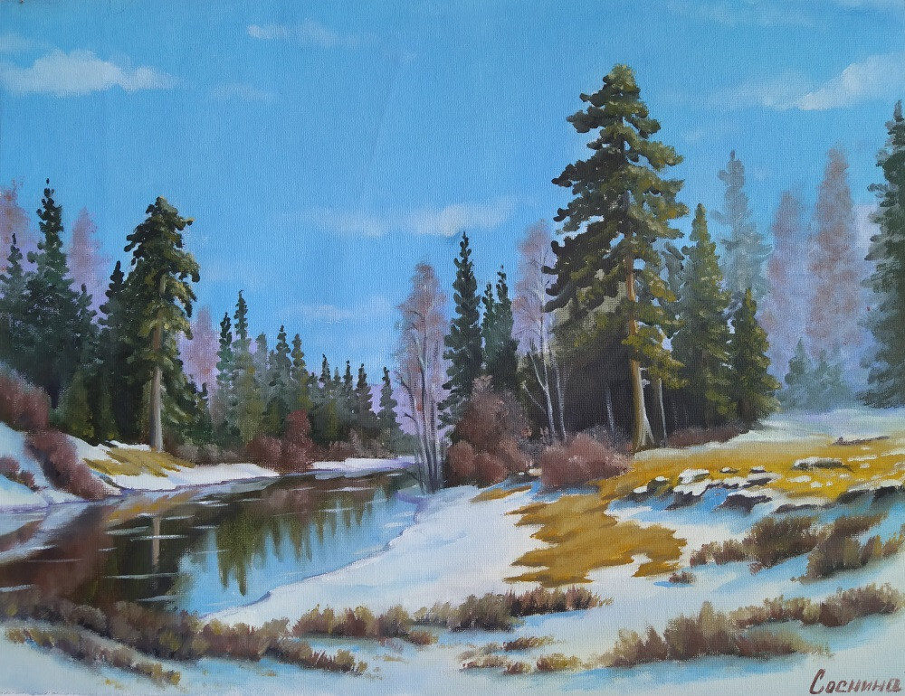 Весенний пейзаж.