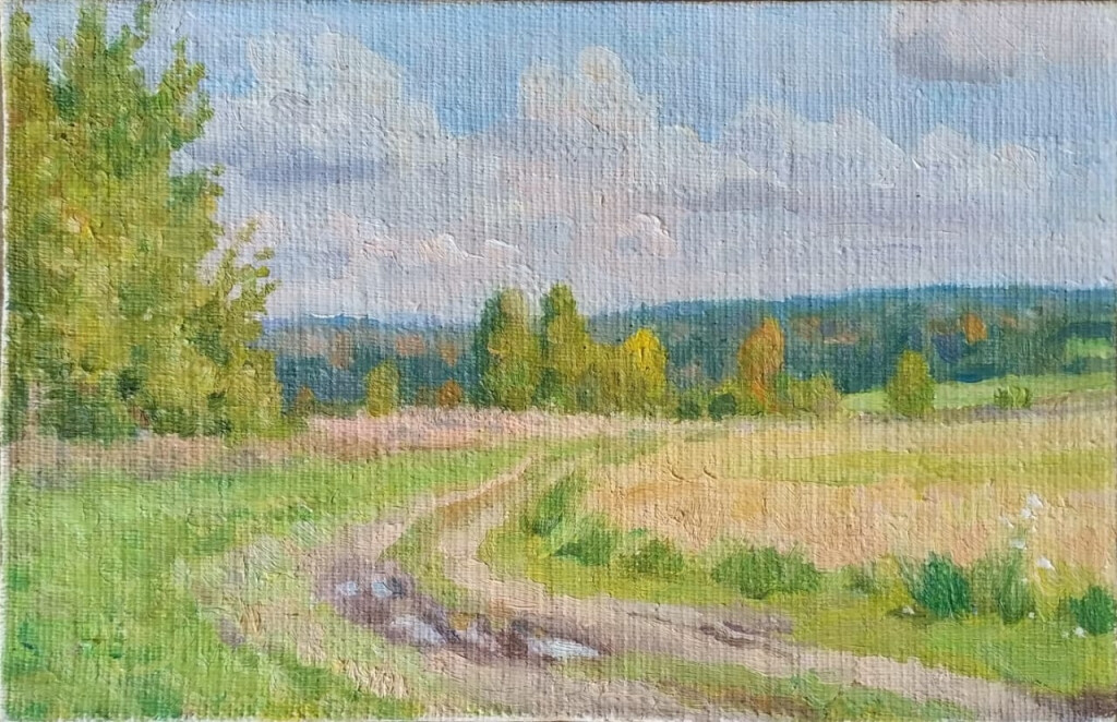 На краю поля