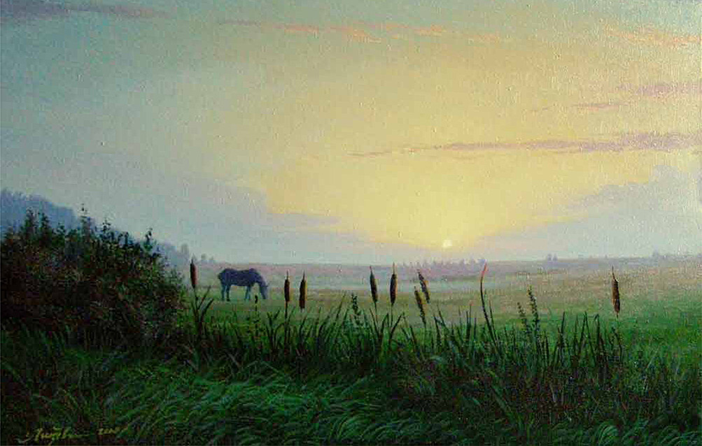 Вечер. Камыши