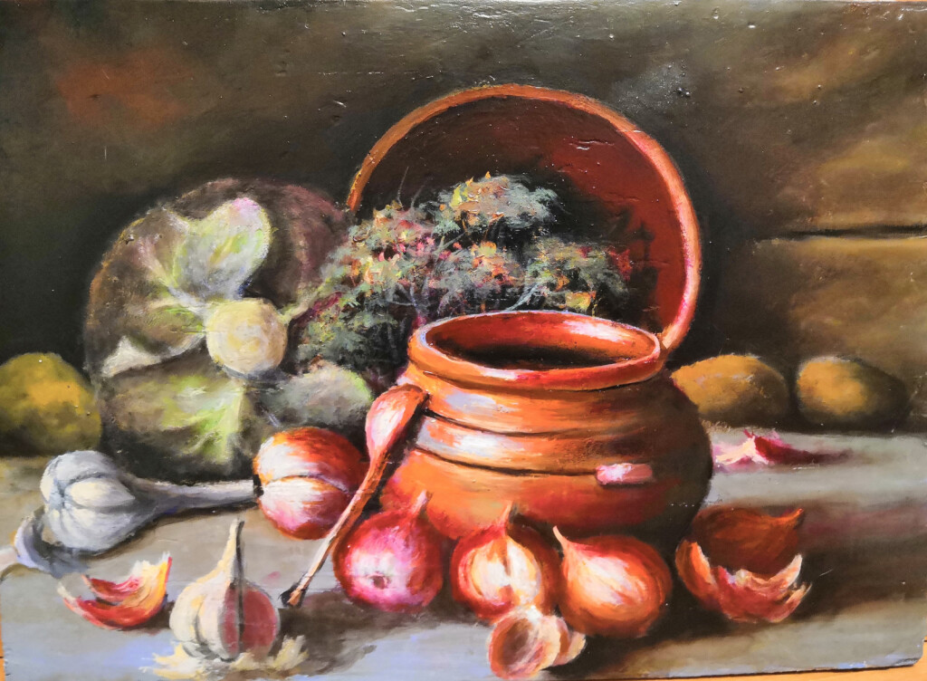 Натюрморт с овощами