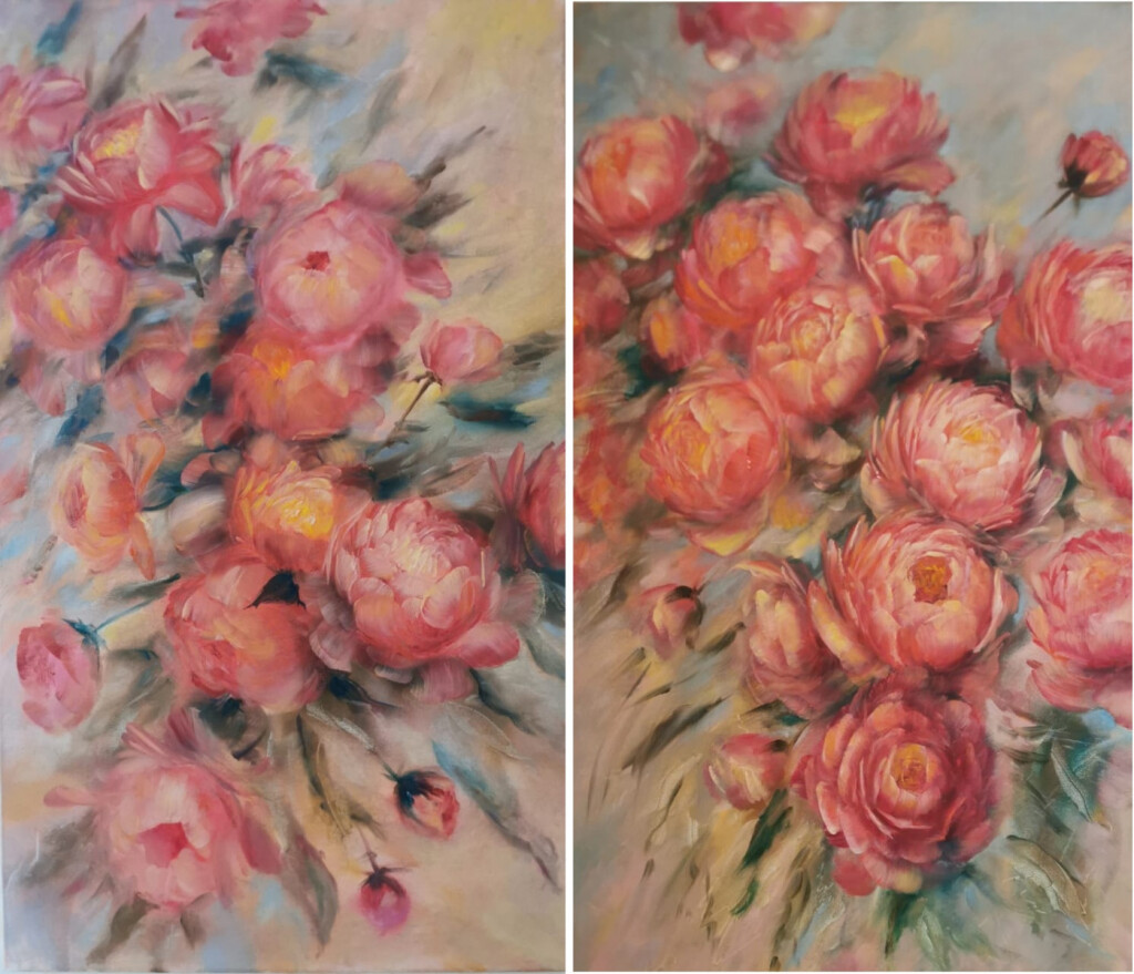 Пионы. Диптих