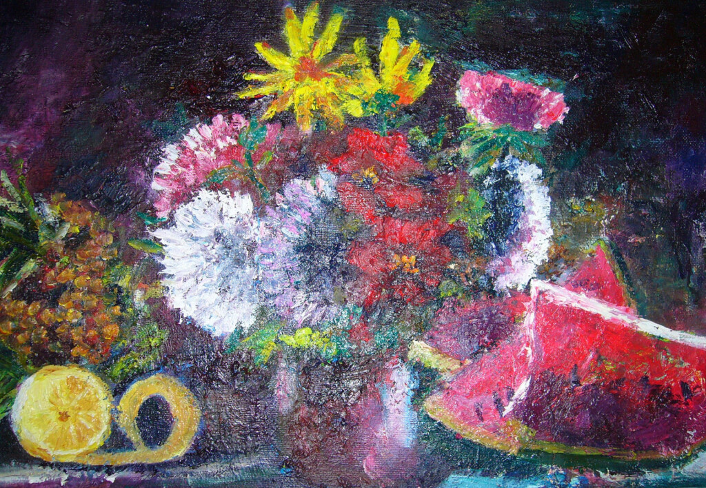 Натюрморт с арбузом