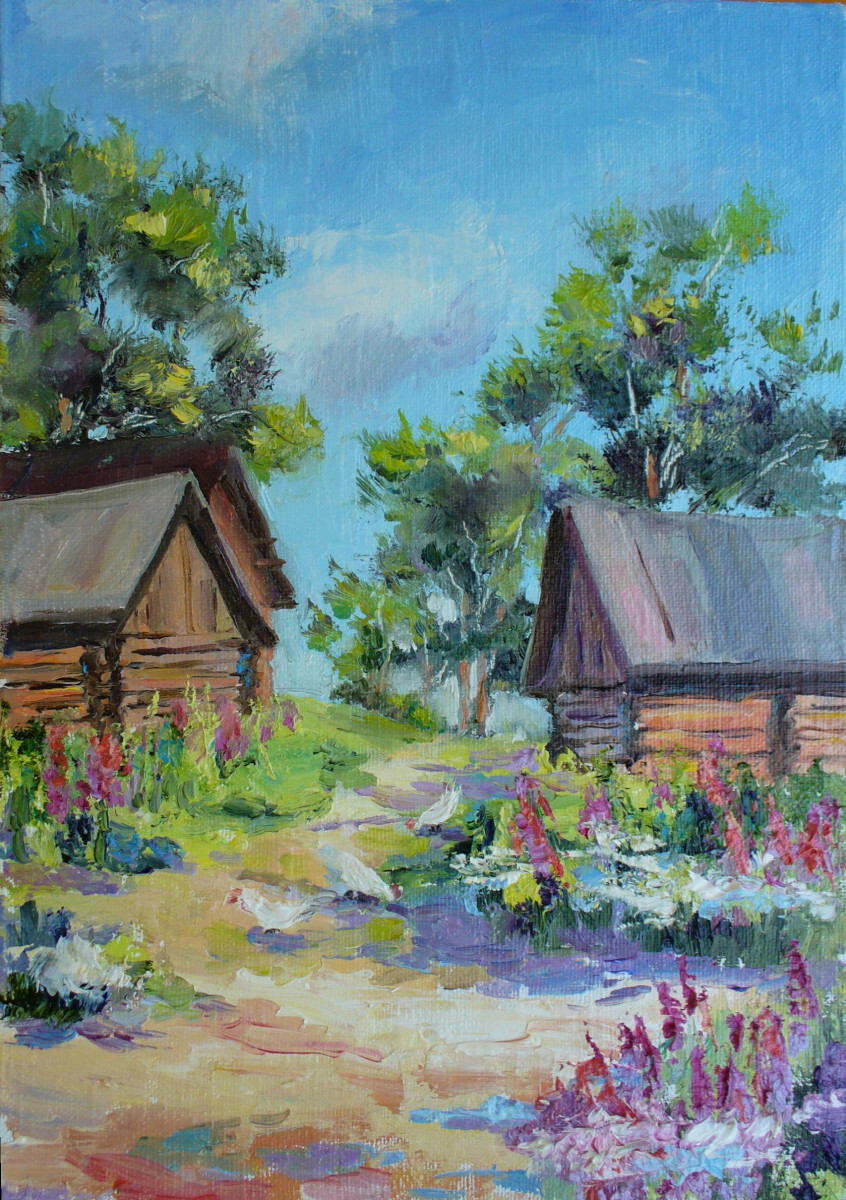 У бабушки в деревне...