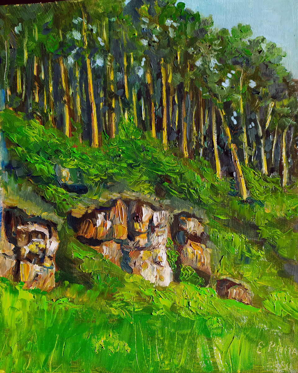 На берегу реки Ай