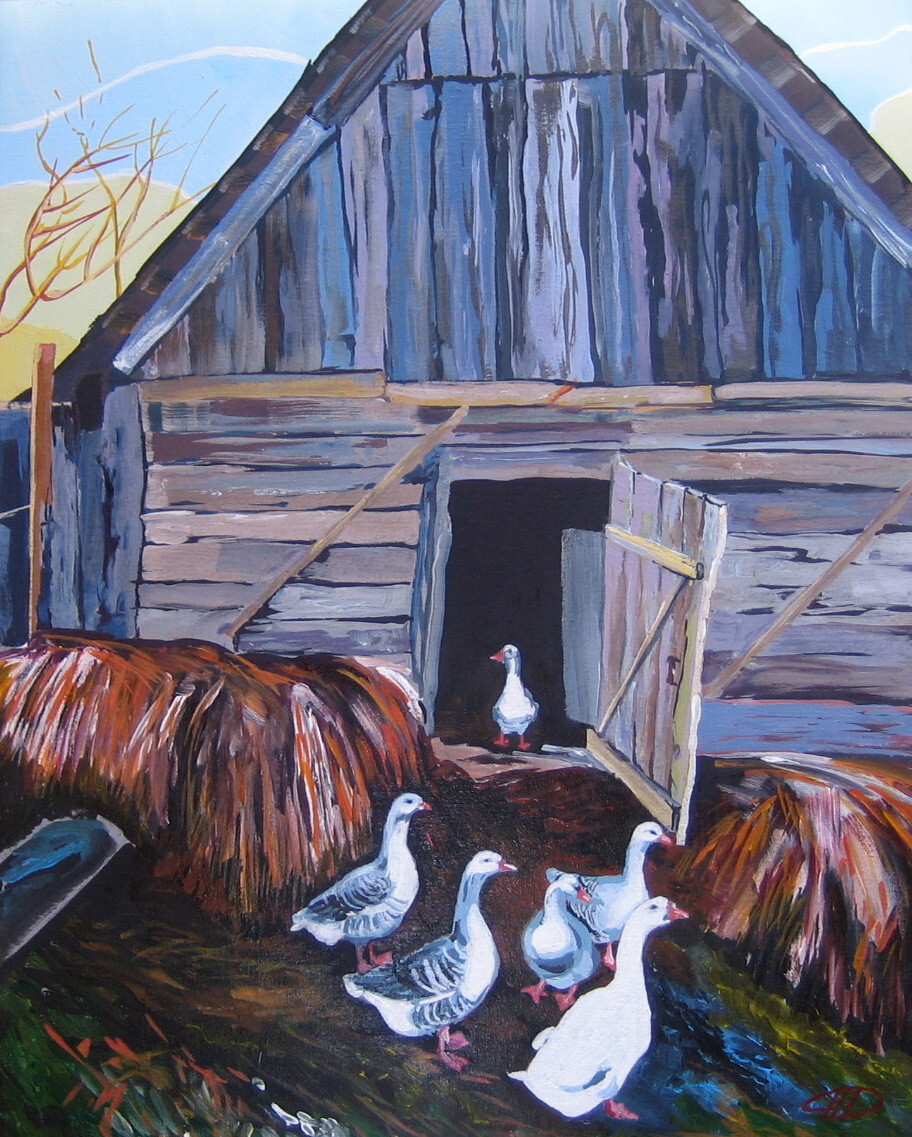 Снится мне деревня