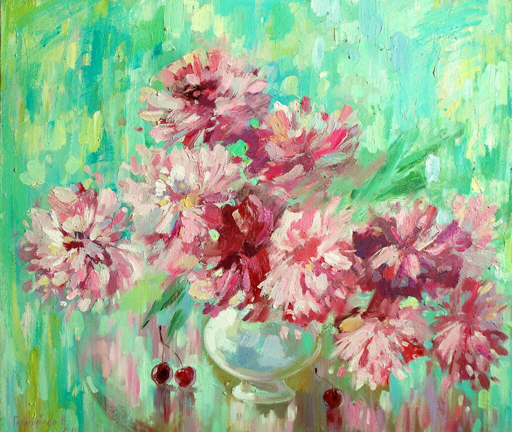 Букет пионов