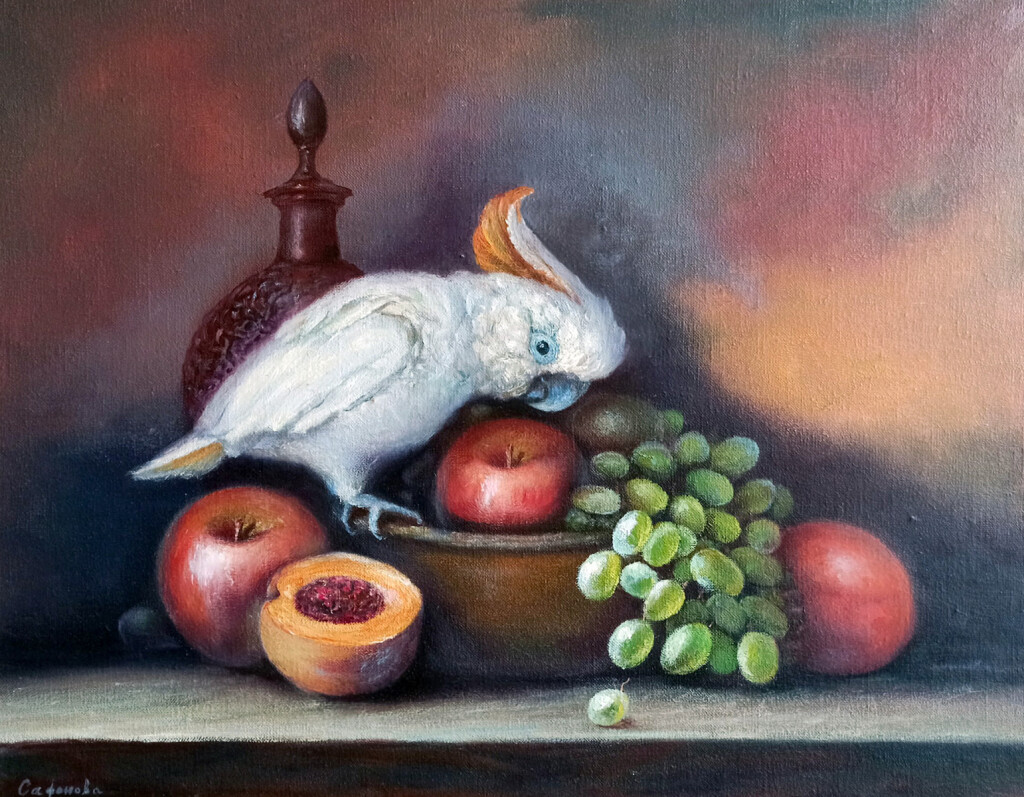 Натюрморт с какаду