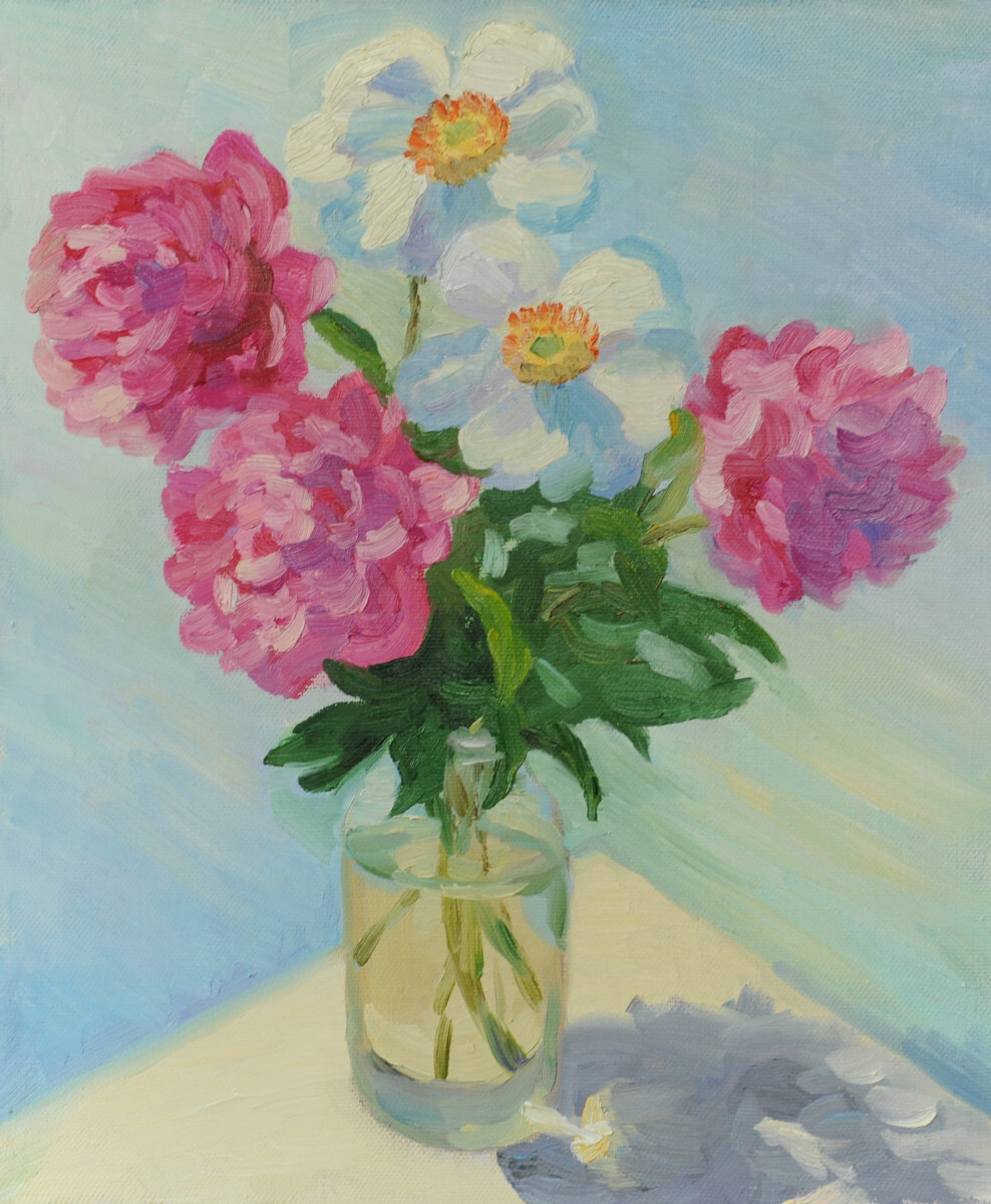 Букет пионов