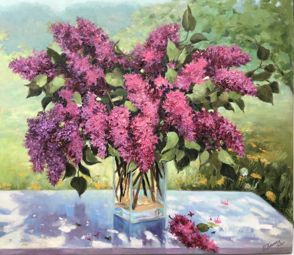 «И красок звучные ступени ,и воздух полон запахом сирени «