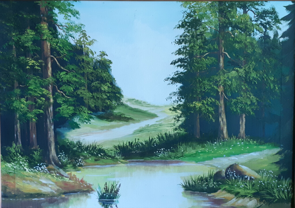 Лесное озеро