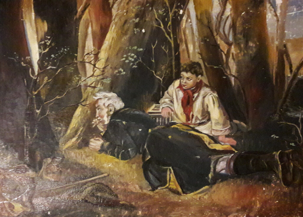 копия картины Перова "Птицелов"