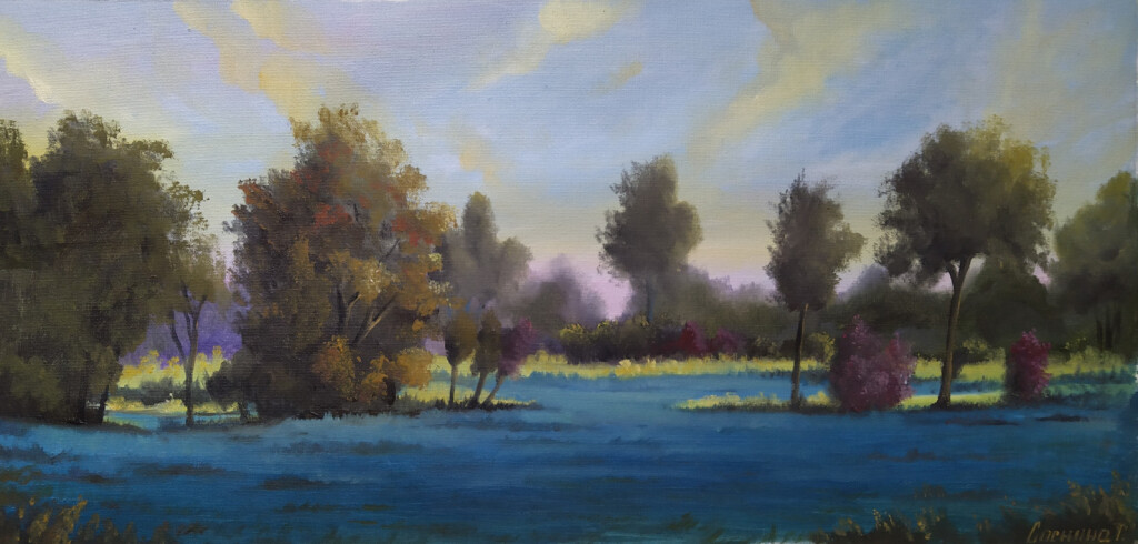 Бирюзовый закат.