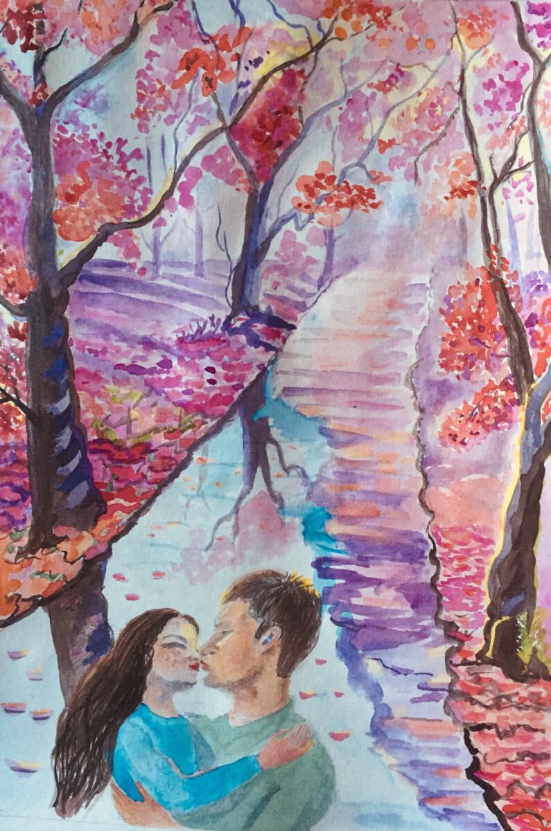 Японская вишня, любовь