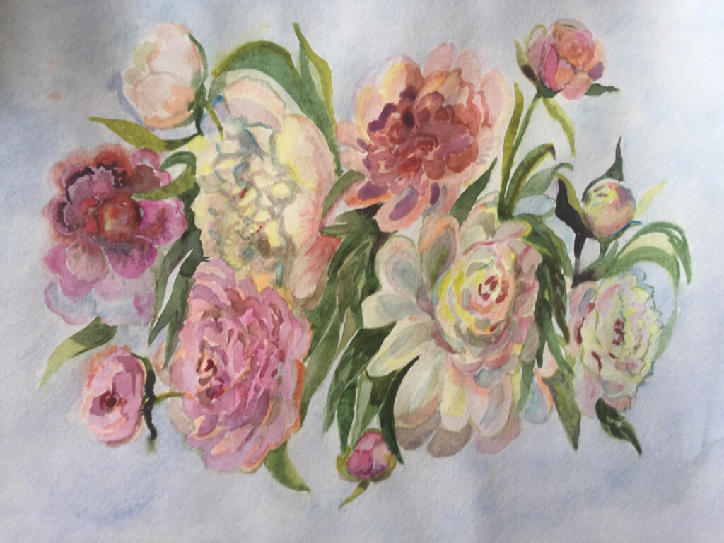 Пионовое утро