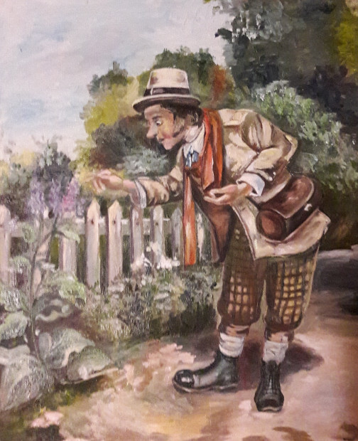 Фрагмент  картины Андрея Шишкина " Сельский доктор"