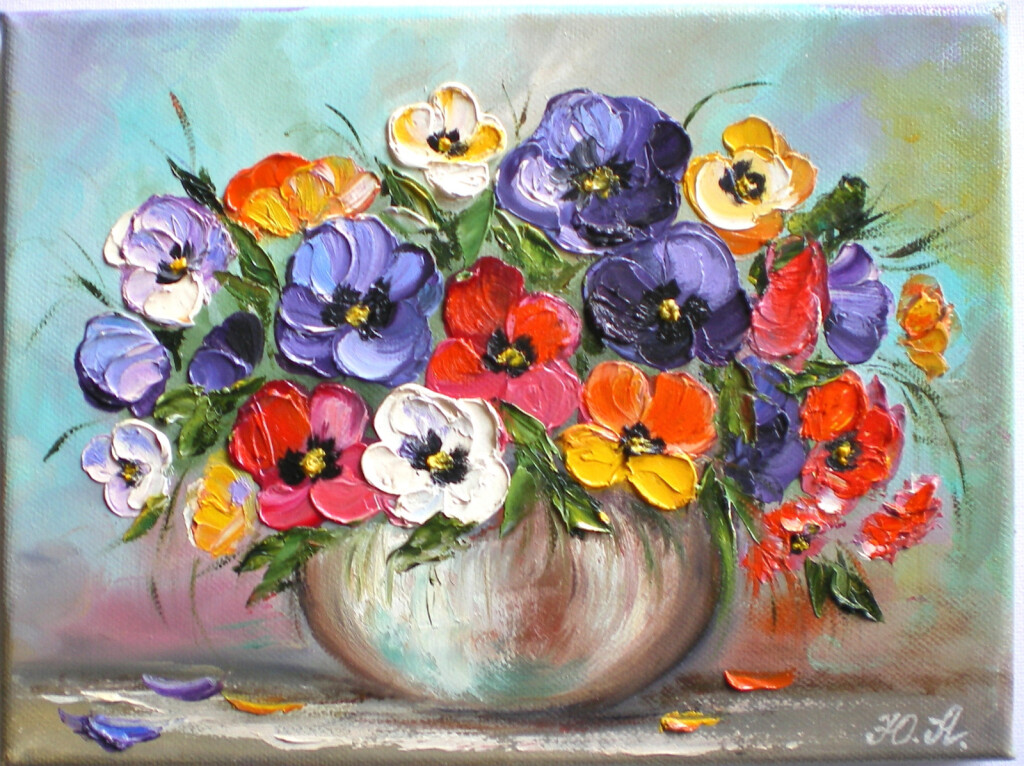 Виола в вазе