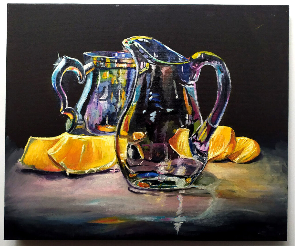 Кувшины и апельсины