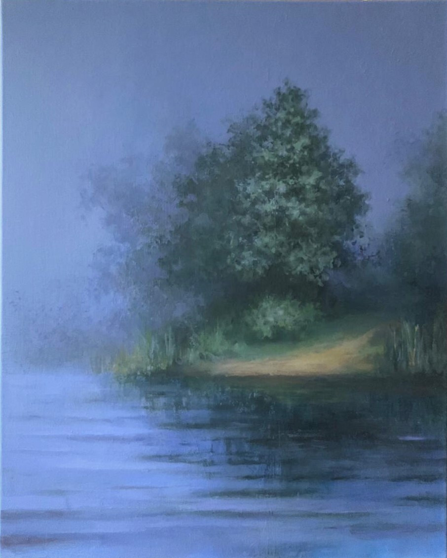 Утро на реке. Спуск к воде