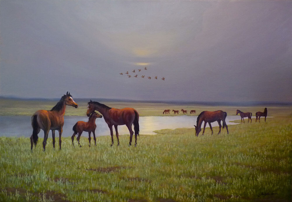 В степях Казахстана