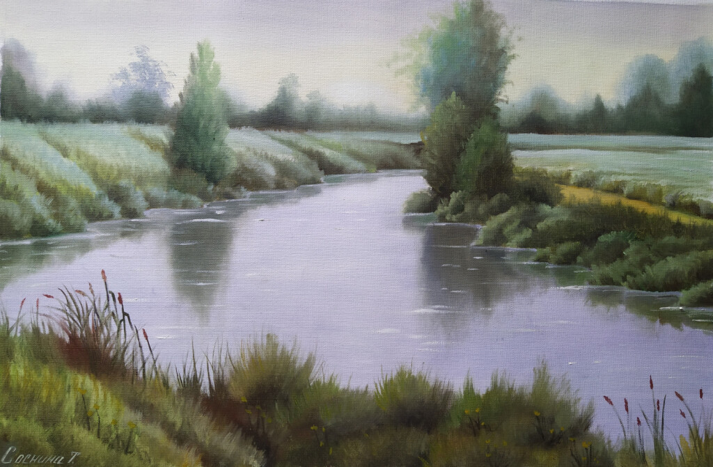 На рассвете.