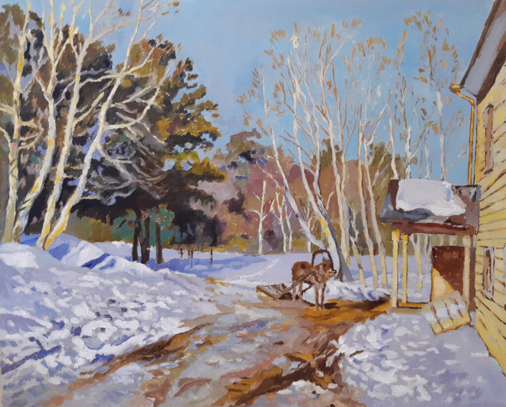 Март. Копия по Левитану