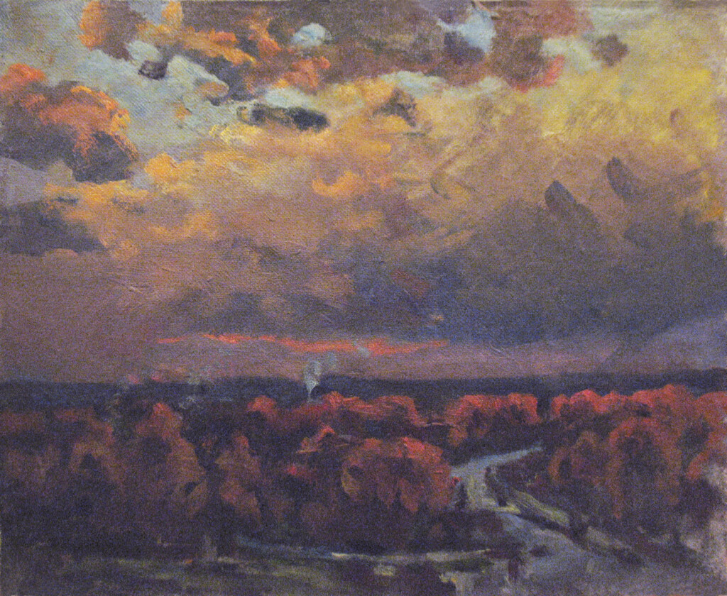 Сиреневые облака