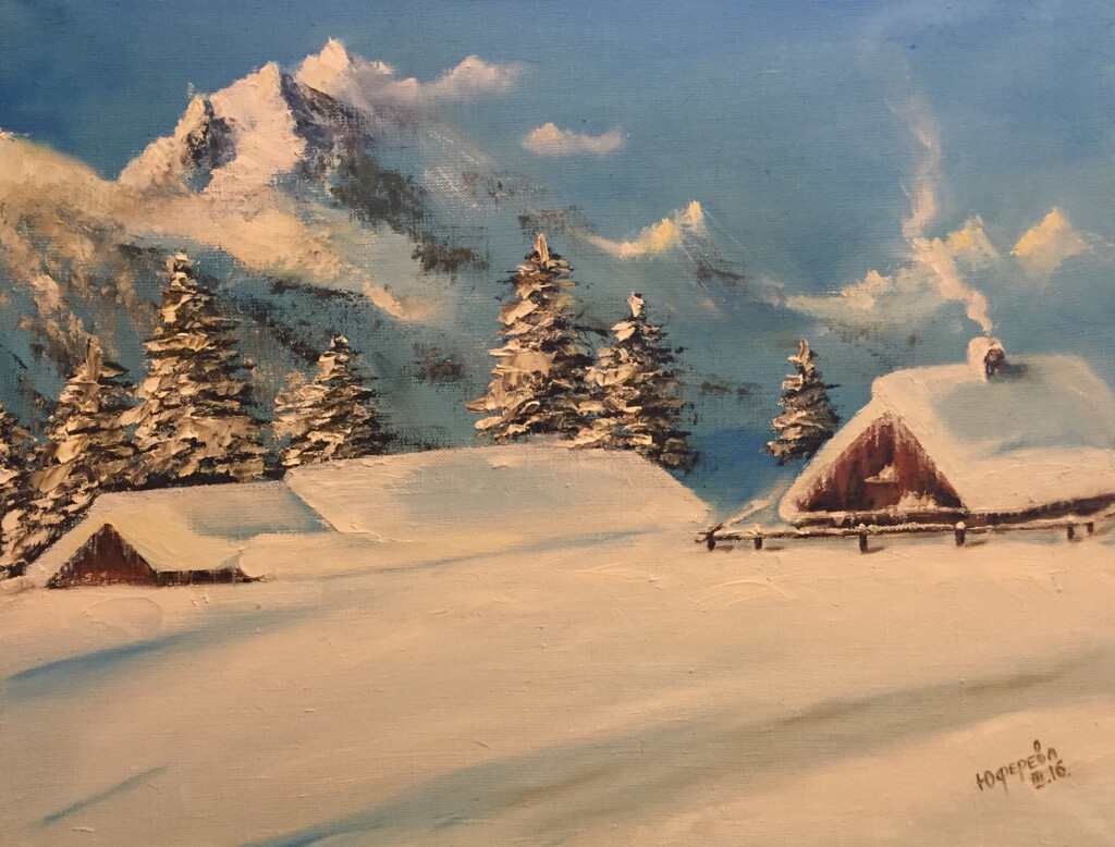 Зима в горах