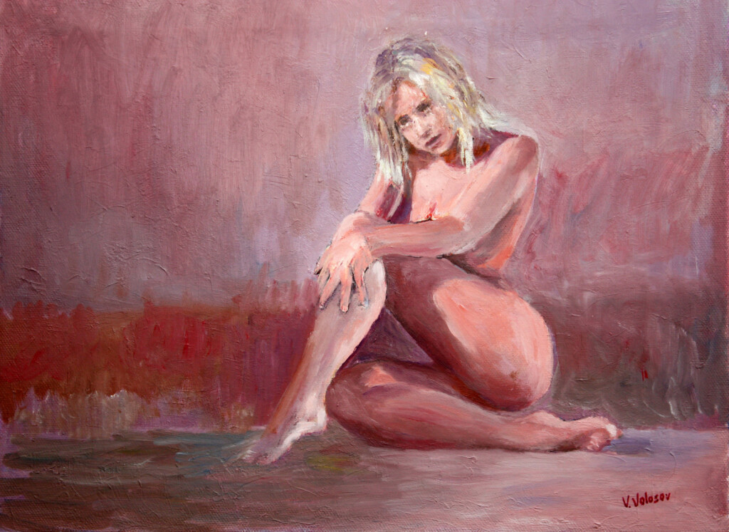 Модель в студии