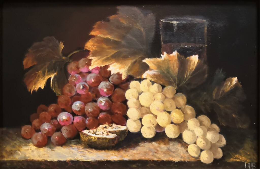 Натюрморт с виноградом