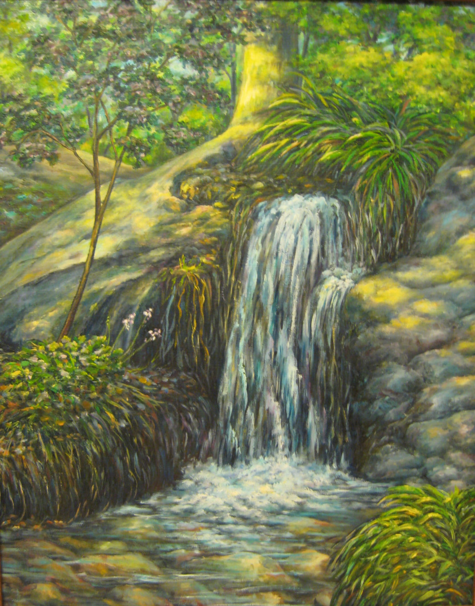 Ручеёк в летний день