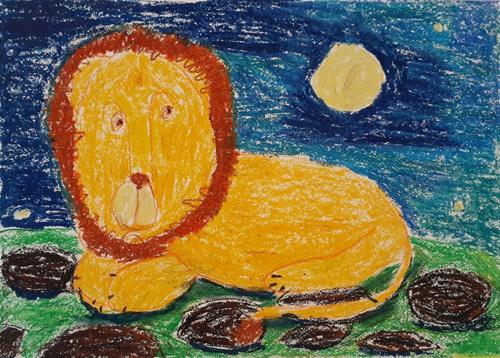 Трусливый лев мечтает о храбрости