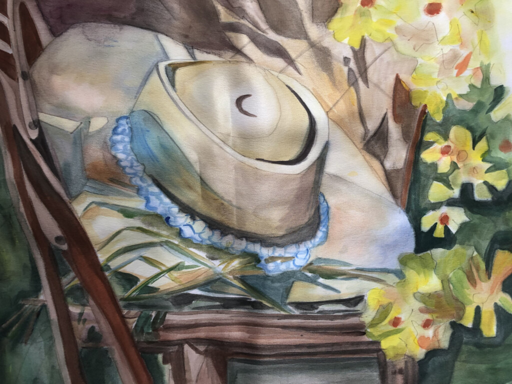 Шляпа на стуле