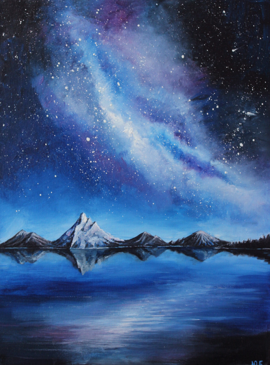 Звёздная ночь в горах