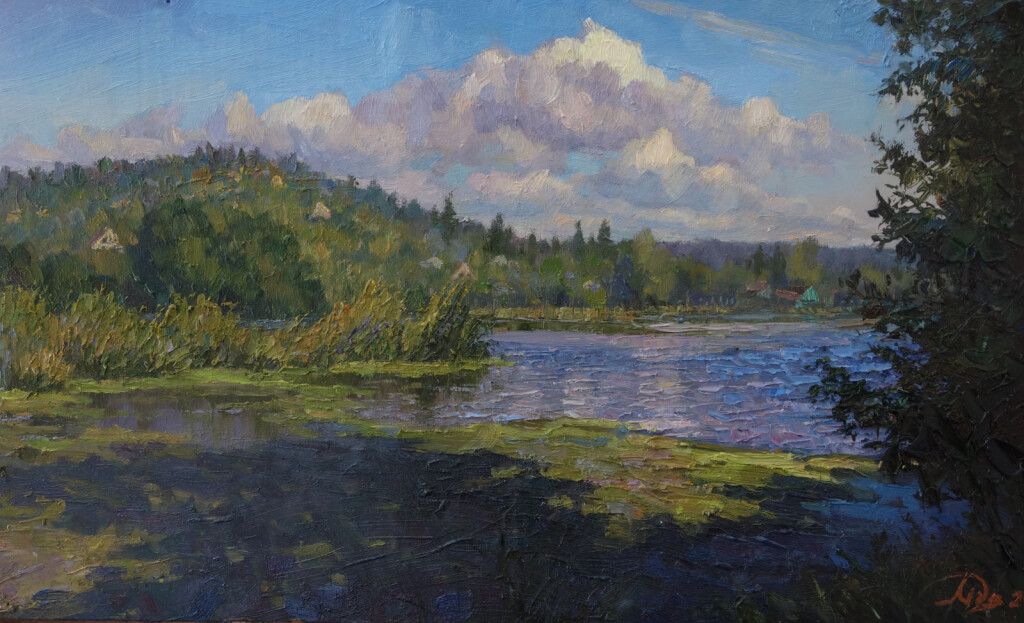 Пруд вблизи дачного массива