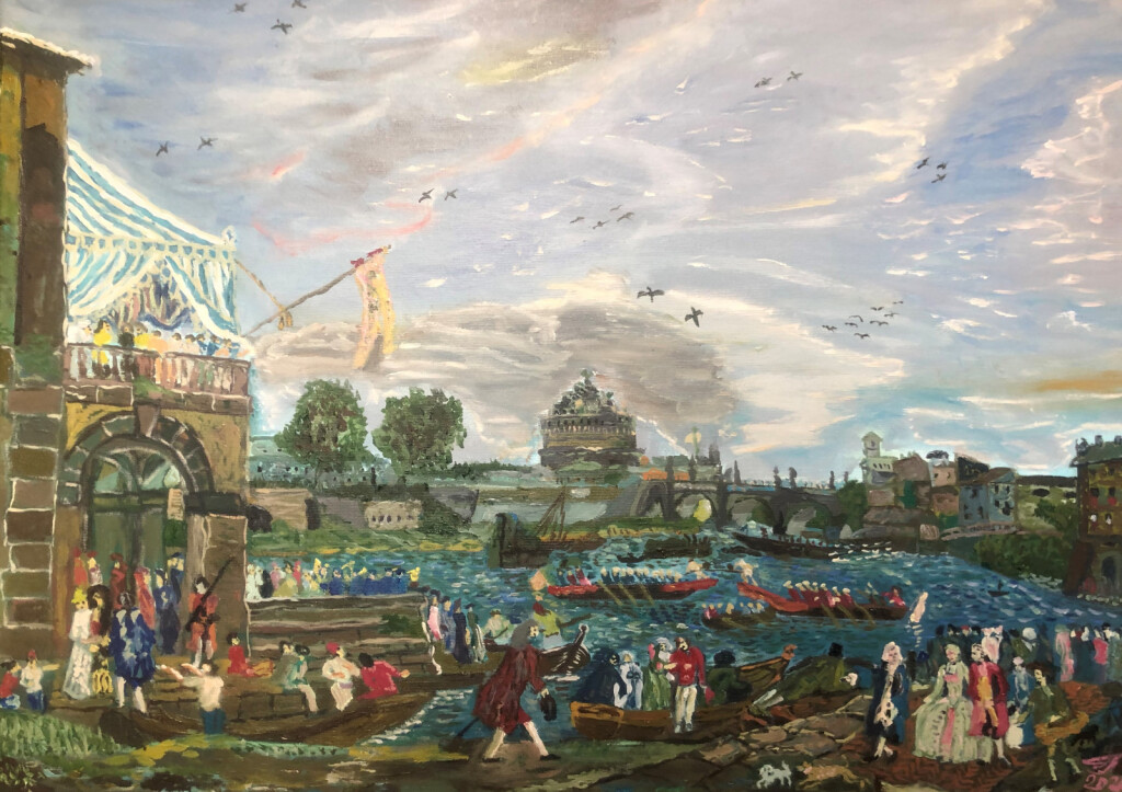 Состязание . Вариация на тему Верне .