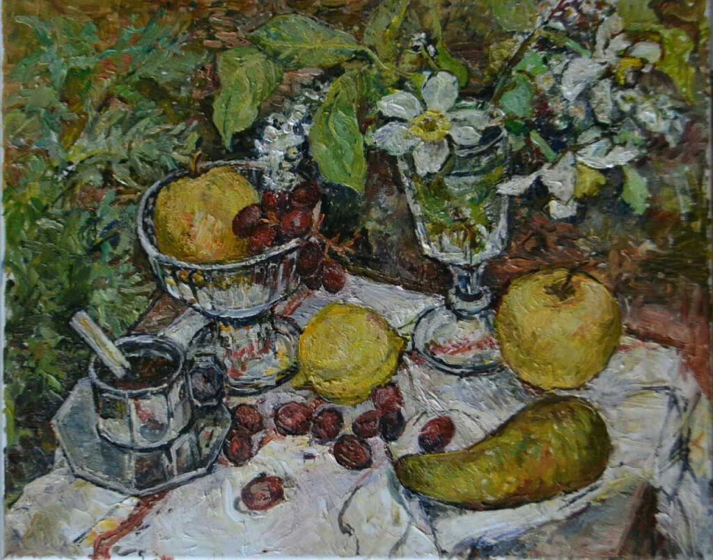 Натюрморт с нарциссами