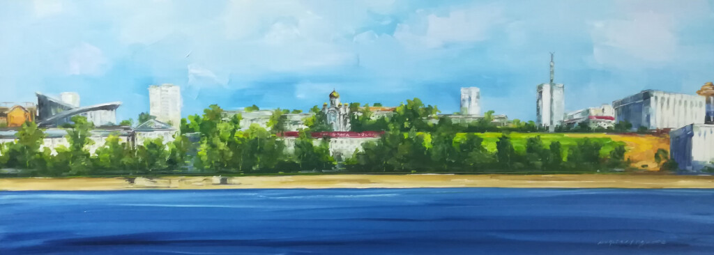 Самара. Вид с Волги.