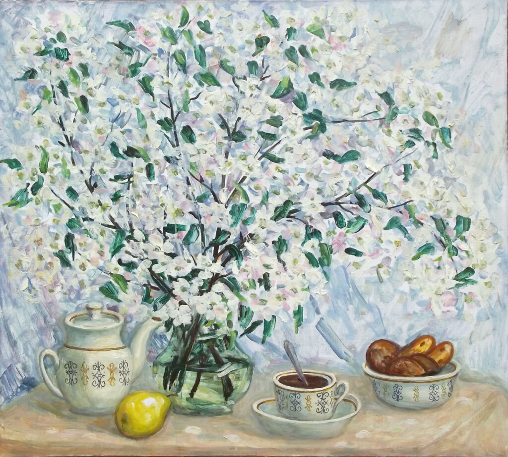 Ветки яблони