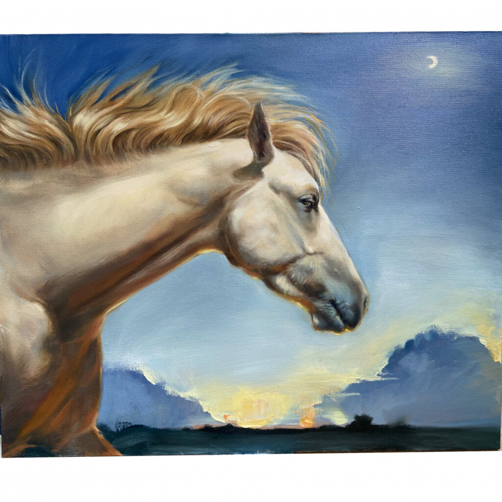 Лошадь на рассвете