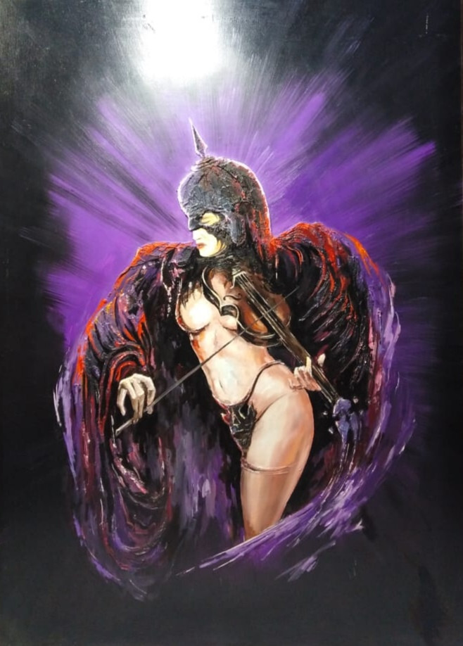 Со скрипкой