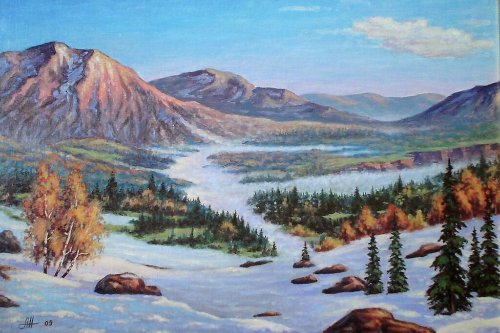 Осенний снег