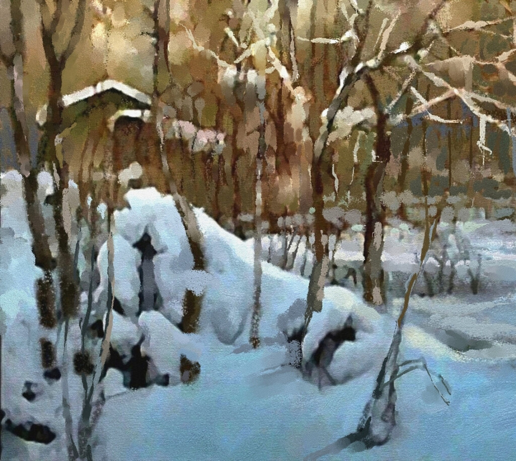 Старый сад.