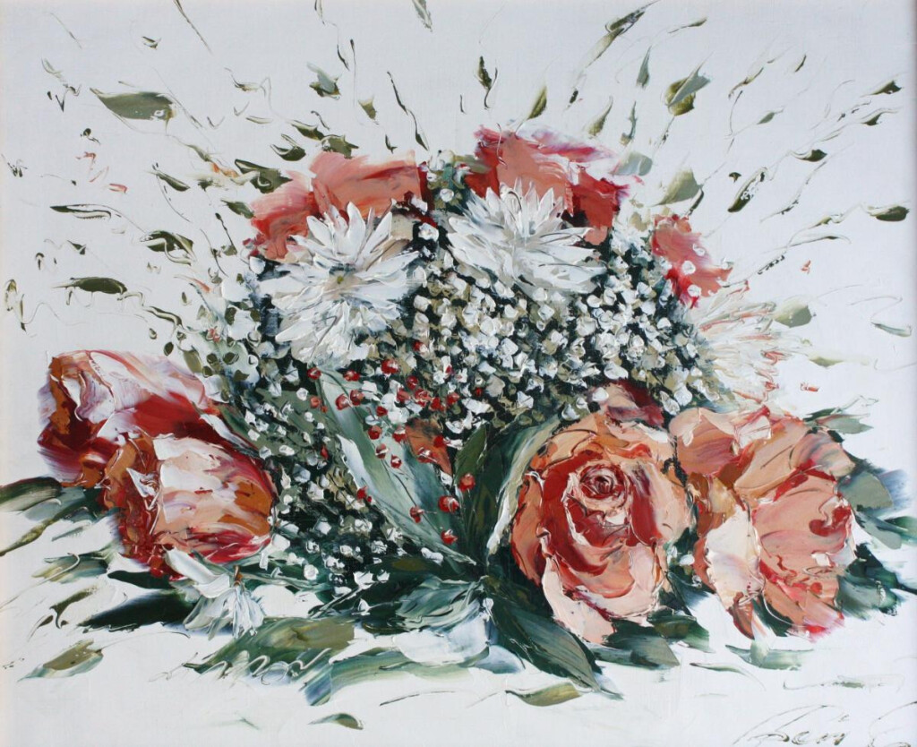 Розы освещенные солнцем