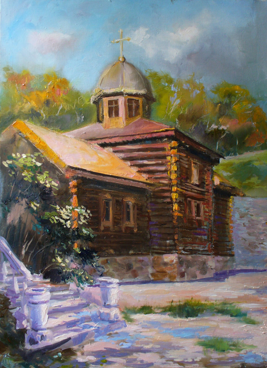 Октябрьский вечер в Кизилташском монастыре