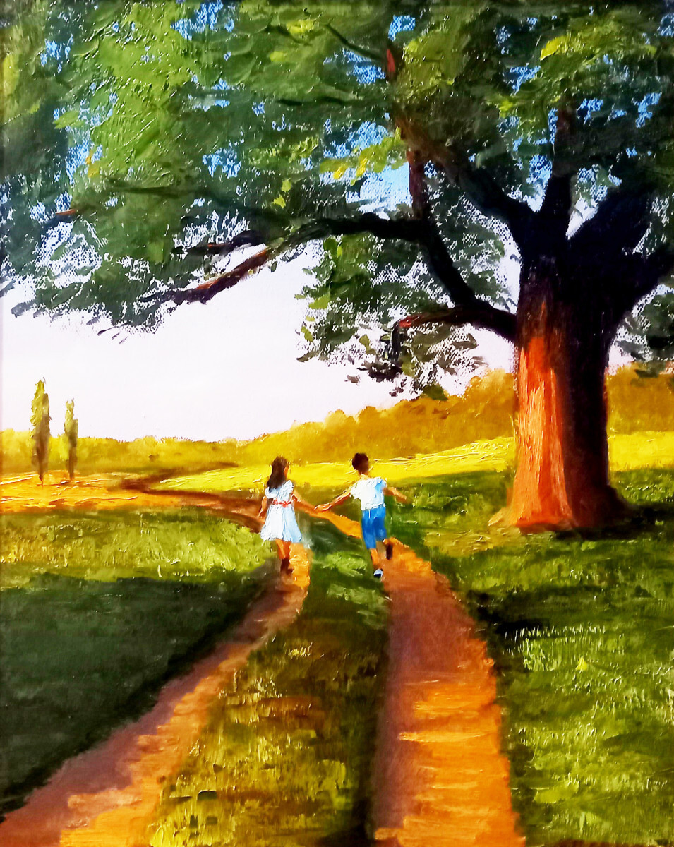 На прогулке