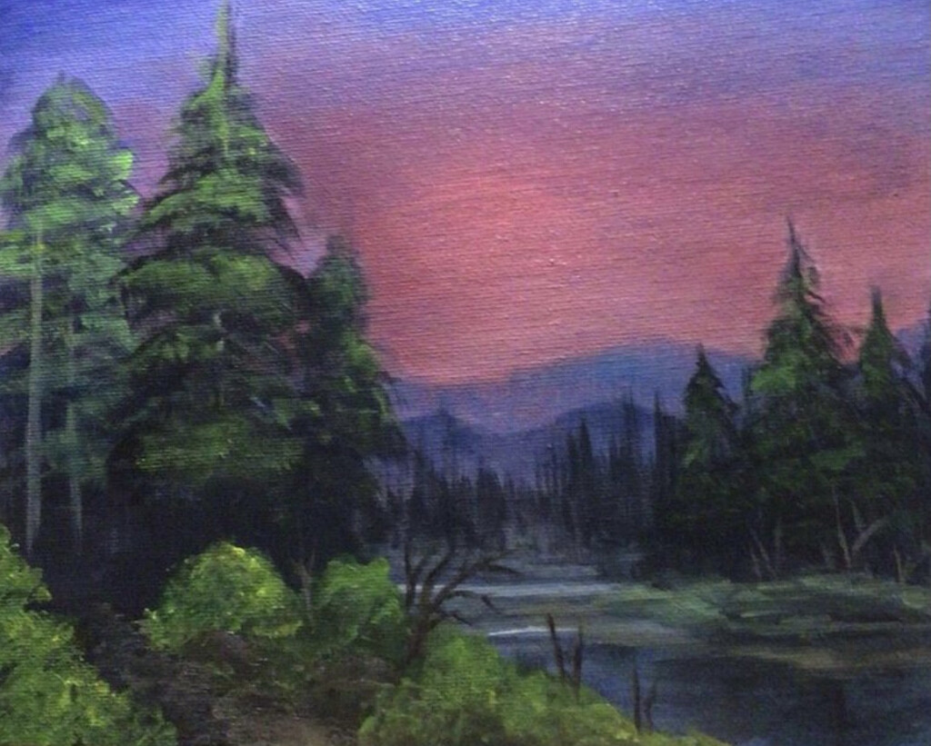 горное озеро