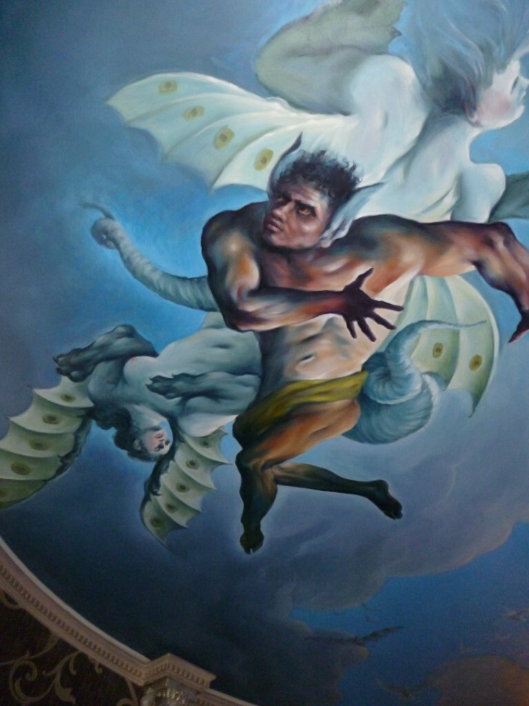 фрагмент росписи потолка